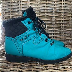 Vintage 80’s teal thermalite sports boot